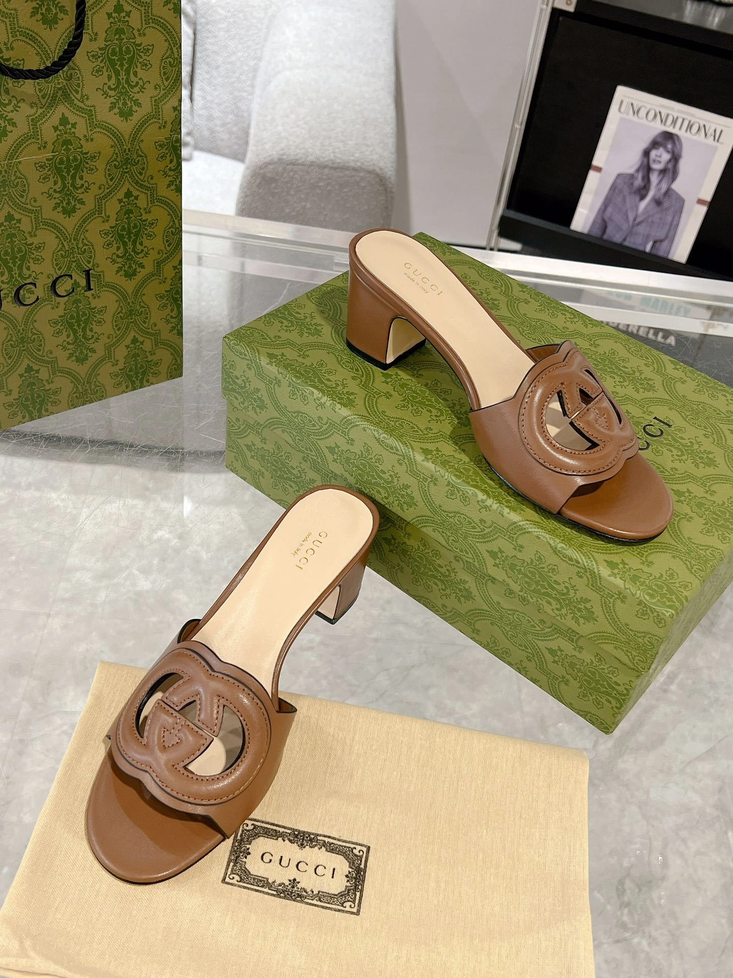 COCO-- 6u33i 782413 AAAZG 2535 sheepskin Heel height：5.5CM item:E-X032D0225